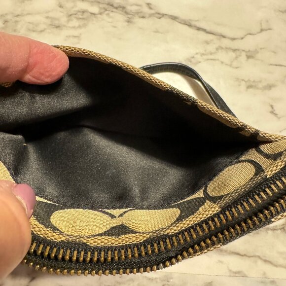 COACH Signature Canvas Wristlet - Picture 5 of 7